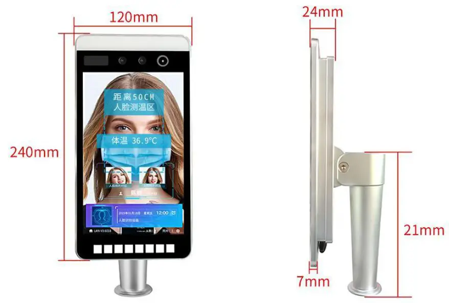 Ladner Creek Enterprise MFD 10S T Thermal Security System - Size