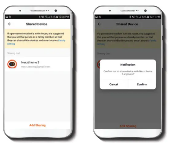 NEXXT SOLUTIONS NHB W110 Smart WiFi LED Tunable Bulb - Delete user