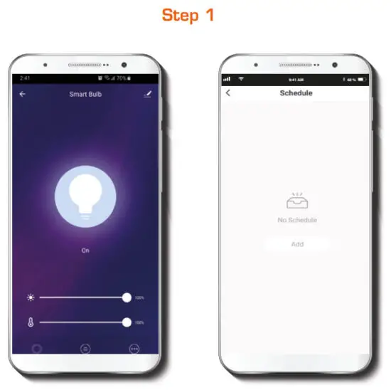 NEXXT SOLUTIONS NHB W110 Smart WiFi LED Tunable Bulb - Schedule setup