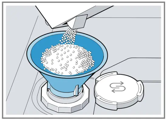 BOSCH SMU6ECW75S Built In Dishwasher - dispenser