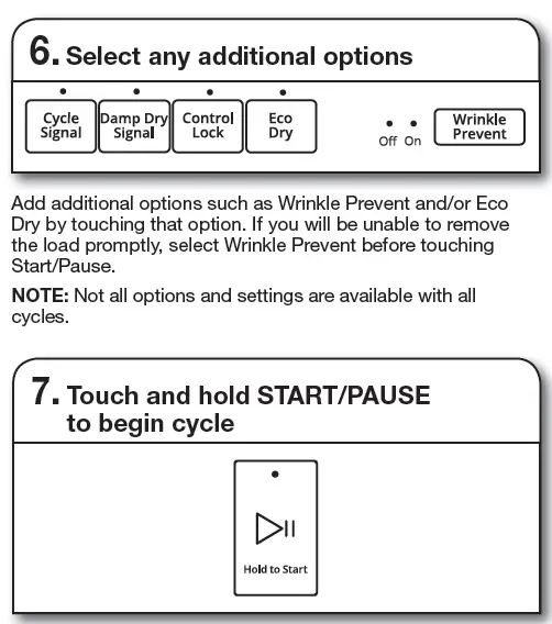 AMANA -W11184584A -Electric -Dryer -14