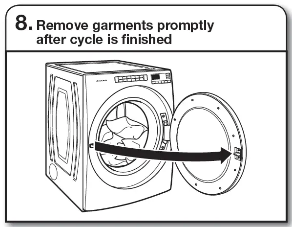 AMANA -W11184584A -Electric -Dryer -15