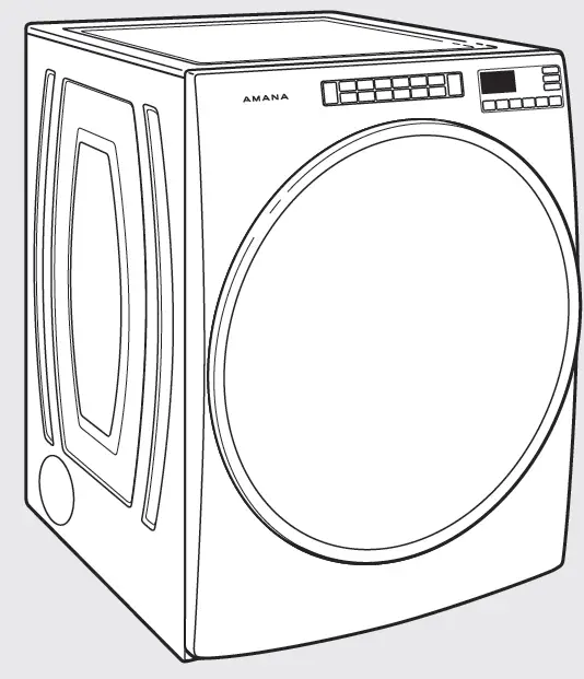 AMANA -W11184584A -Electric -Dryer -product