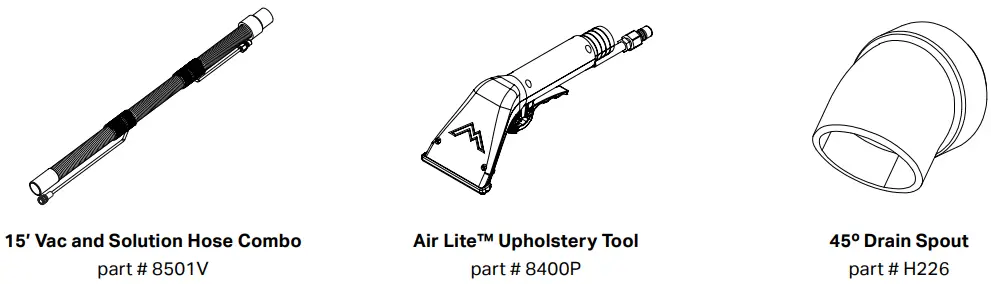 MYTEE HP120 Grand Prix Hot Water Extractor - Included with the Grand Prix