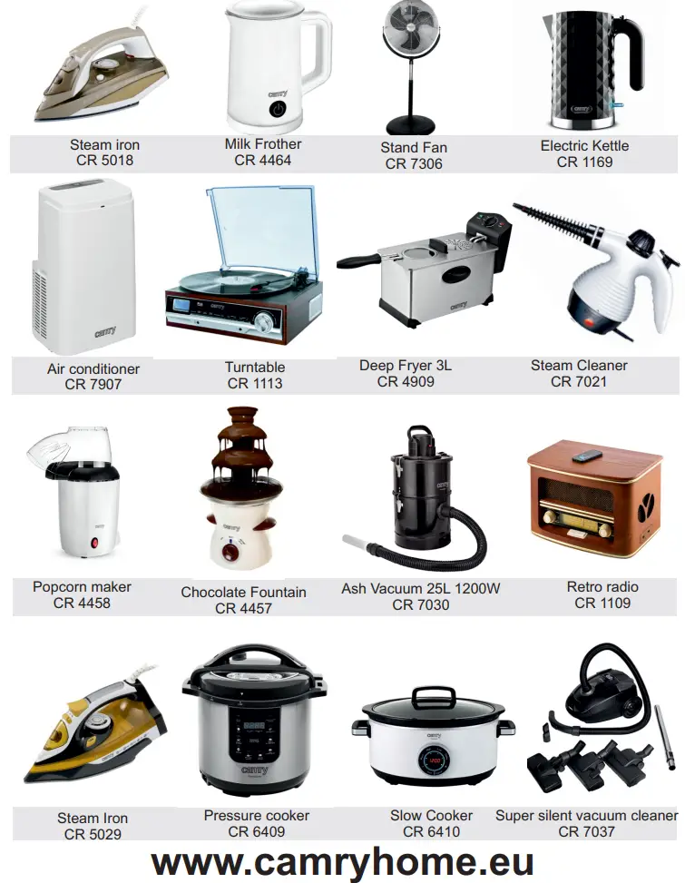 camry CR 2021 Hair Styler User Manual - Others Product