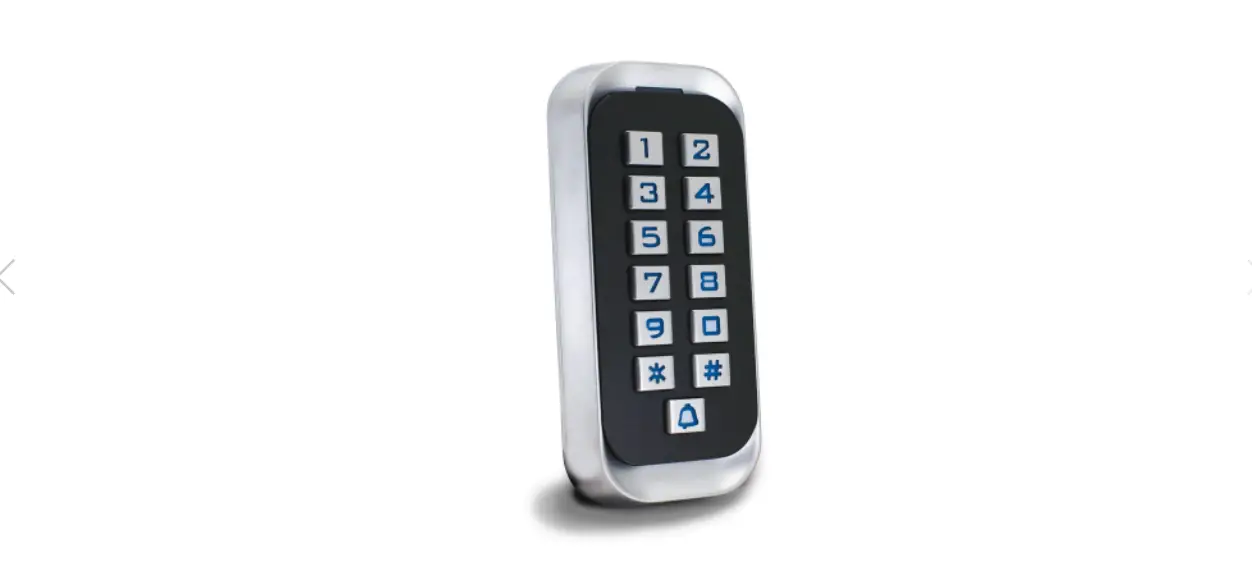 All Security Equipment Kp40 Modern Illuminated Outdoor Keypad With Wg26 And Rfid User Manual
