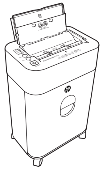 hp AF1210 Auto Feed Microcut Paper Shredder