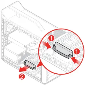 Replacing a hard disk drive 1