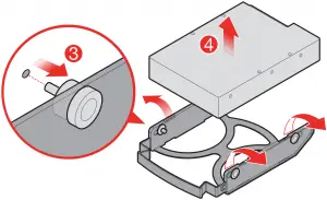 Replacing a hard disk drive 2