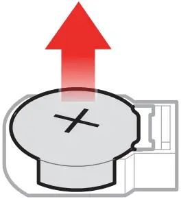 Replacing the coin-cell battery 1