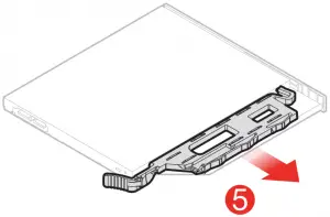 Replacing the optical drive 2