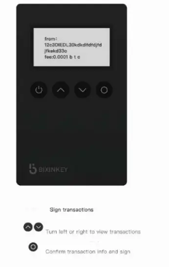 Bixin BIXA KEY1 Device Personal Wallet Apps - app8