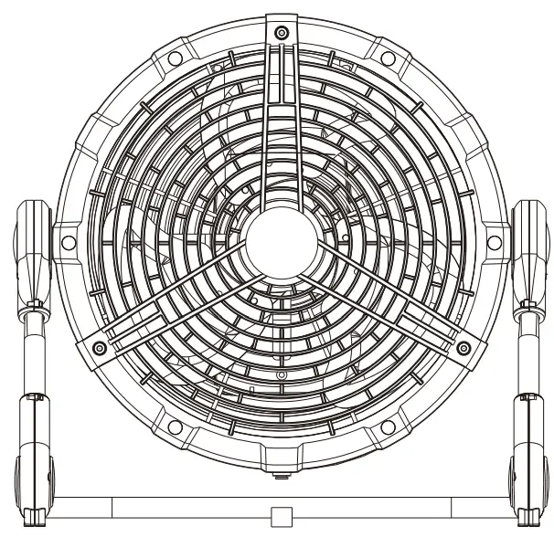 HAMPTON BAY FE30 DM 12 Rechargeable DC Misting HV Fan -