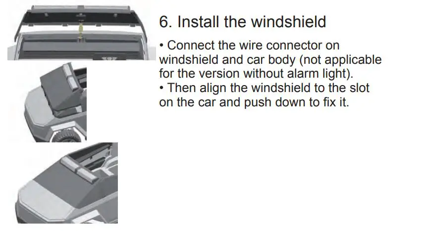 Pinghu City Jujun Vehicle BRD-2102 Childrens Ride On Car Instruction Manual - Assembly Steps