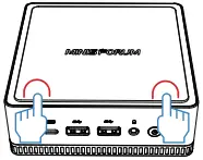 MINISFORUM New Gen DeskMini Computer Basic Installation Operation 1