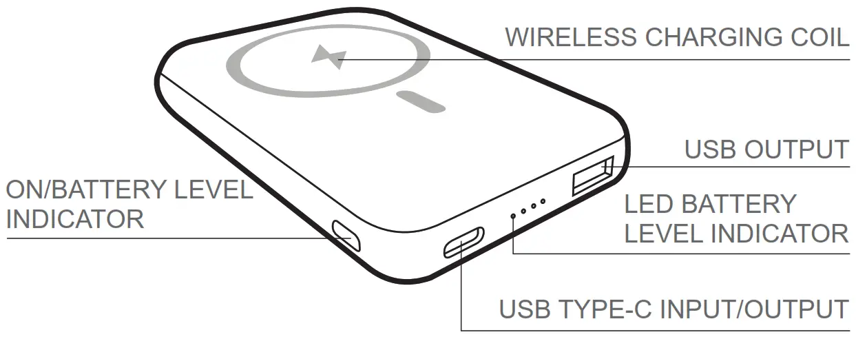 Shenzhen Blue Times Technology WP-1023 Magnetic Wireless Power with Stand
