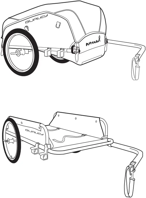 BURLEY cargo Nomad and Flatbed A