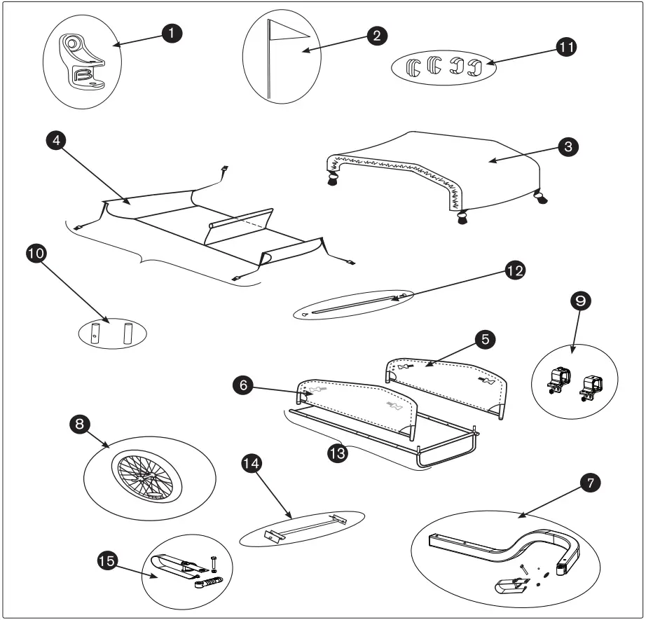 BURLEY cargo Nomad and Flatbed B