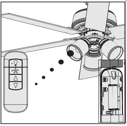 Hunter 51856 Crestfield 52 Inch Ceiling Fan with 3 LED Lights - fig1