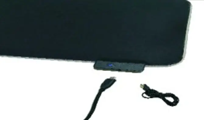 ZEBRONICS Blaze RGB Gaming Mouse Pad - Fig 1