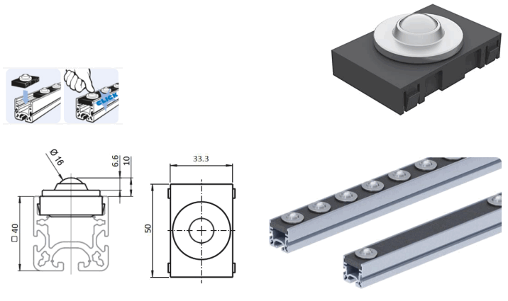 RS PRO 229-9193 Roller Units - 10