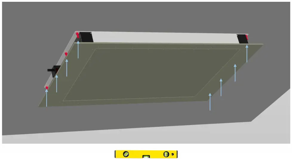iCONNECT TVL RH Fold Down Ceiling Tv Lift - Lift Installation