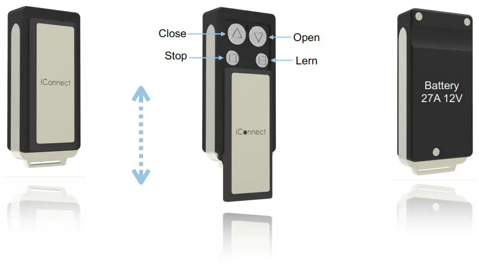 iCONNECT TVL RH Fold Down Ceiling Tv Lift - Remote Control