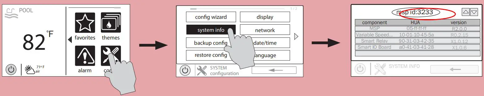 HAYWARD AQR S3 Omni Salt System User Guide - Find your MSP ID