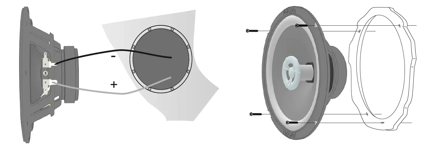 Deaf Bonce XBR-613U Coaxial Speakers FIG 9