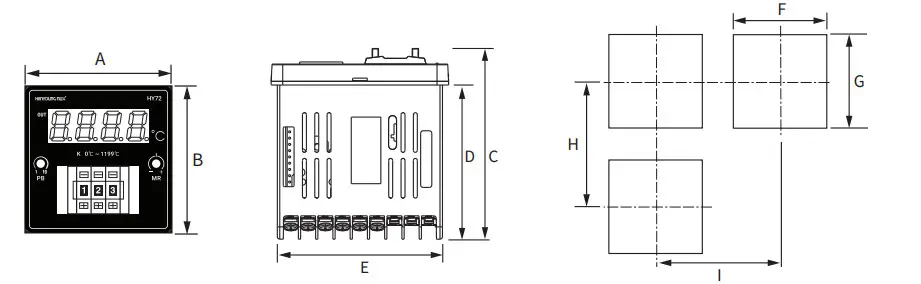 HANYOUNG NUX HY 48 HY Series Digital Temperature Controller