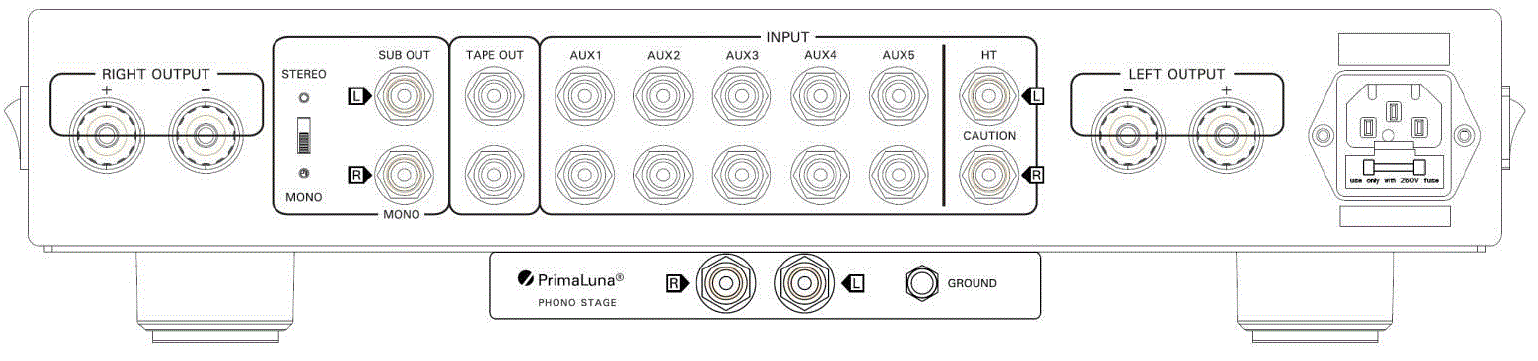 PrimaLuna EVO 300-1 Hybrid Hybrid Integrated Amplifier-2