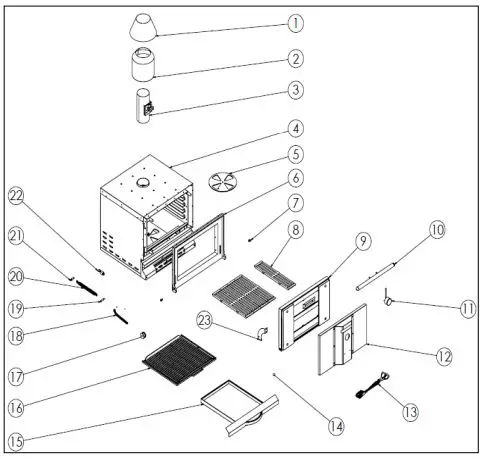 ggm-gastro-CHOE761-Professional-Charcoal-Oven-fig-1
