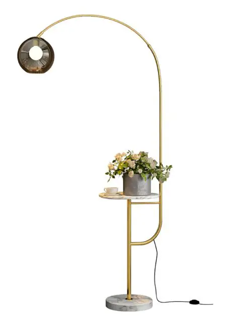 WEHOMZ 85780802100 Modern End Table Arc Floor PRODUCT