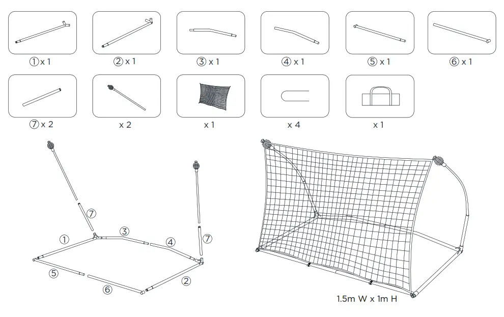umbro 56730201 Portable Rebounder