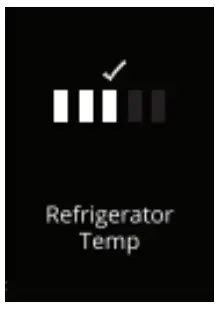 WRS325SDHZ Side by Side Refrigerator Display Interface
