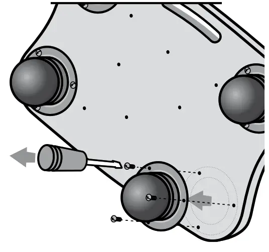 LifeSpan Workplace AS3000 AirSoft Balance Board- screwdriver