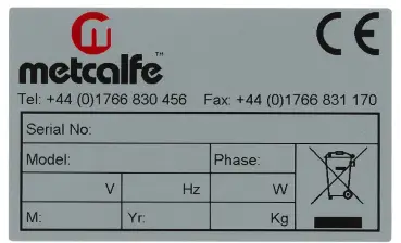 metcalfe MP60 60 Litre Heavy Duty Floor Standing Mixer - 9