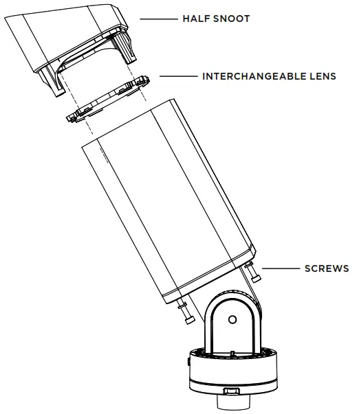 ECOSENSE Rise F080 Ultra Compact Exterior Rated LED luminaire - HALF SNOOT