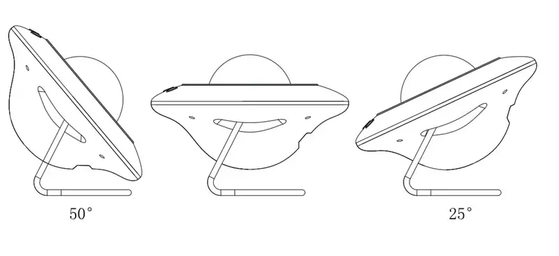 GGE-02 UFO Star Light - Instructions of product projection angle