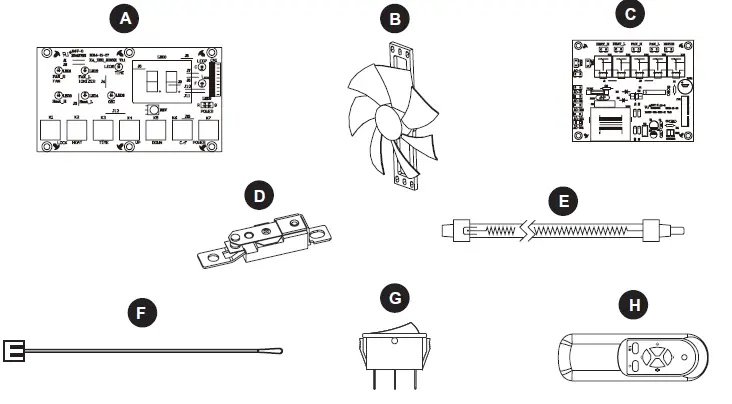 LifeSmart HT1125 6-Element Infrared Heater with Wood Cabinet-11