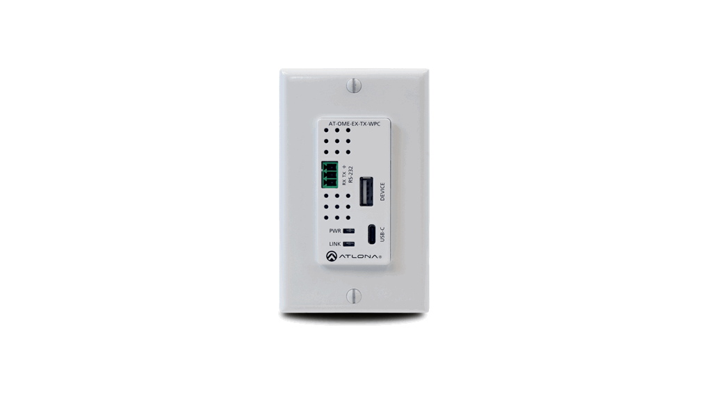 Atlona At-ome-ex-tx-wpc Omega 4k/uhd Wallplate Transmitter Installation Guide