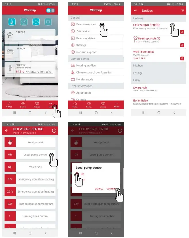 Warmup KW-WC10CHKW-WC10CH Wiring Centre, Konekt Wireless-fig11