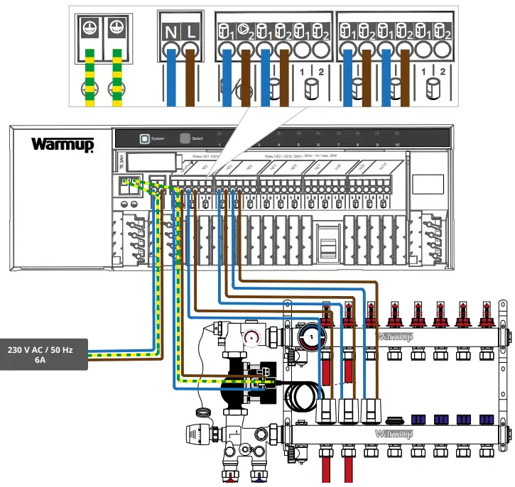 Warmup KW-WC10CHKW-WC10CH Wiring Centre, Konekt Wireless-fig8