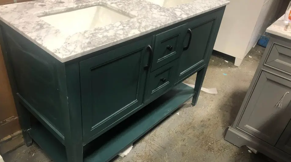 Home Sherway 49 In. Double Vanity Instruction Manual