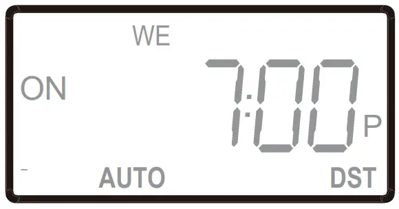 TGT01-H Astronomic In-Wall Programmable Timer Display Interface