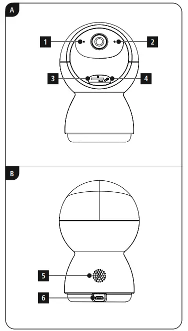 hama 001766 Series WiFi Indoor Camera - fig