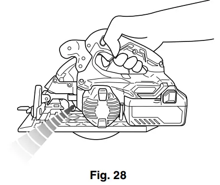 HiKOKI C 3607DA Cordless Circular Saw - Fig 12