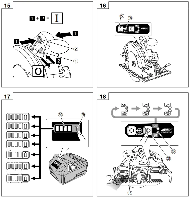 HiKOKI C 3607DA Cordless Circular Saw - Fig 5