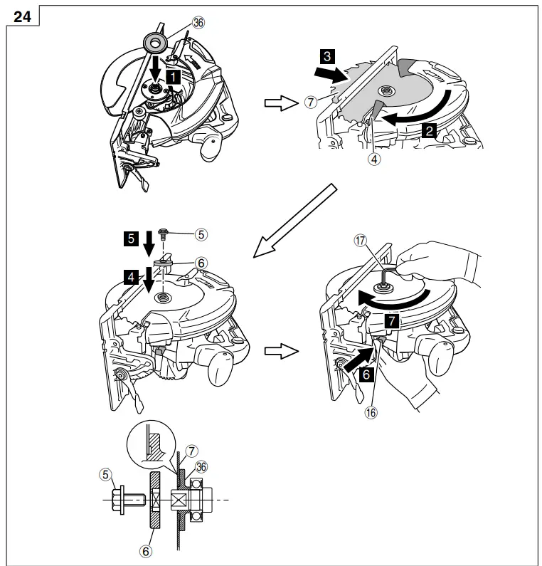 HiKOKI C 3607DA Cordless Circular Saw - Fig 9