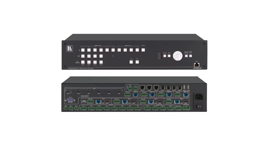 Kramer Vp-554x Presentation Boardroom Router-scaler System User Guide Kramer Vp-554x Presentation Boardroom Router-scaler System User Guide